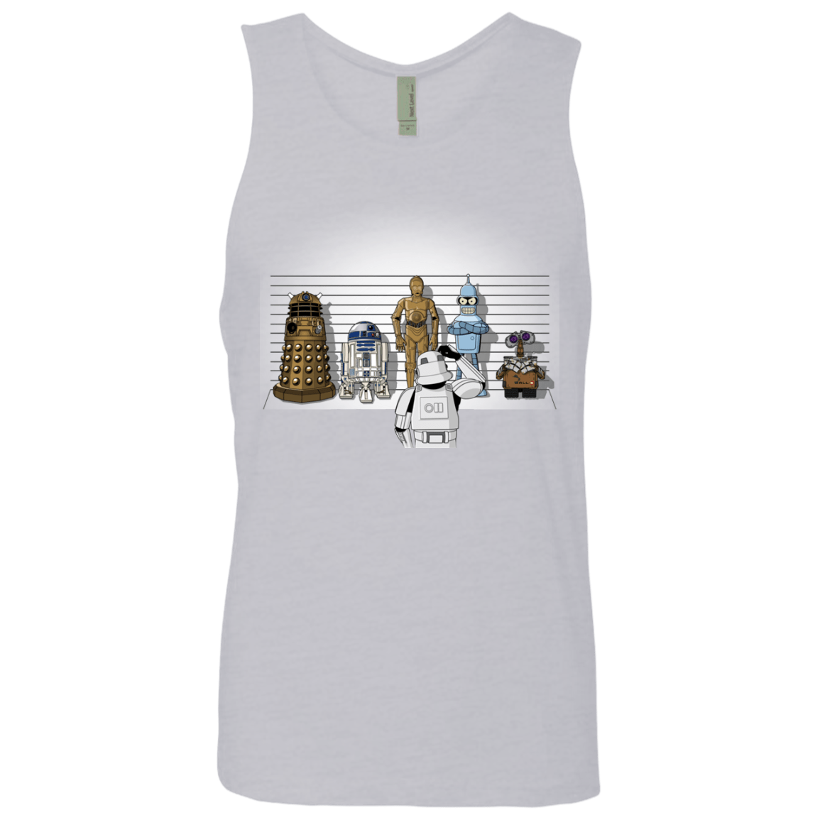 T-Shirts Heather Grey / Small Are These Droids Men's Premium Tank Top