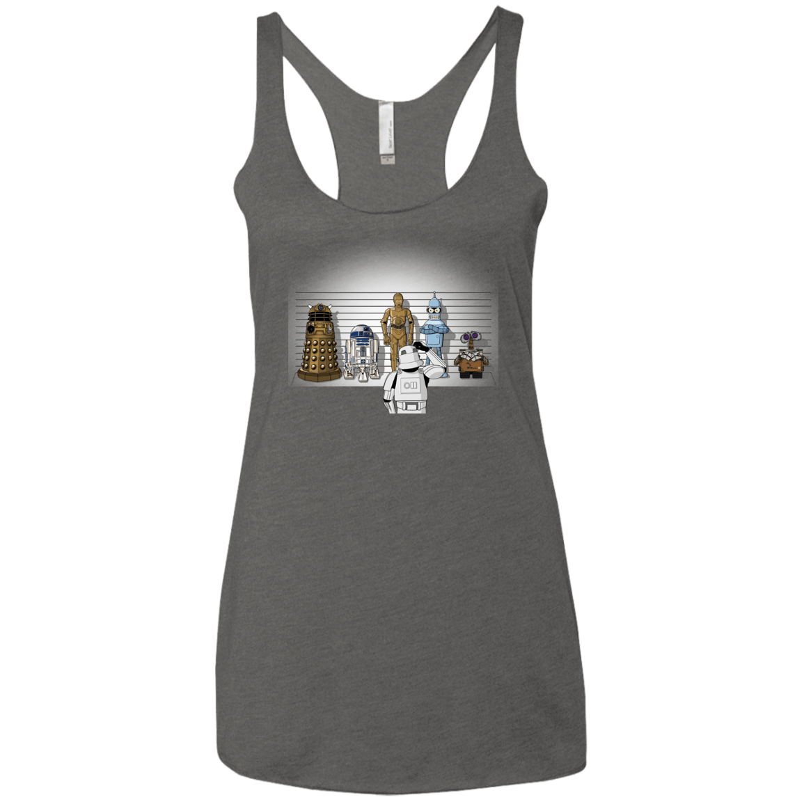 T-Shirts Premium Heather / X-Small Are These Droids Women's Triblend Racerback Tank