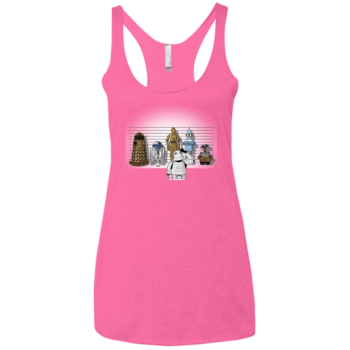 T-Shirts Vintage Pink / X-Small Are These Droids Women's Triblend Racerback Tank
