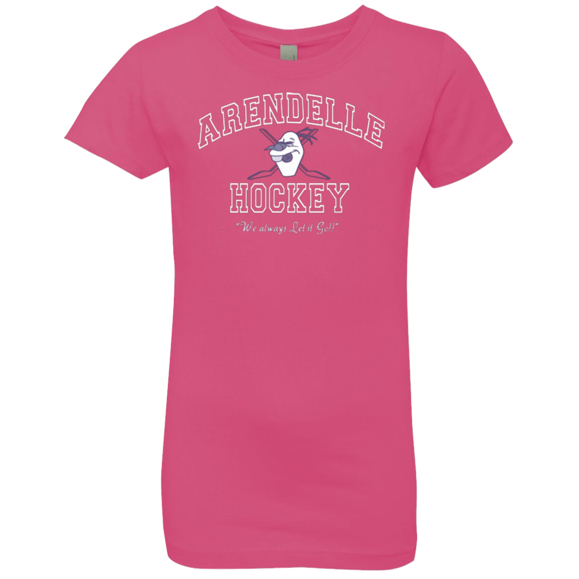 T-Shirts Hot Pink / YXS Arendelle University Girls Premium T-Shirt