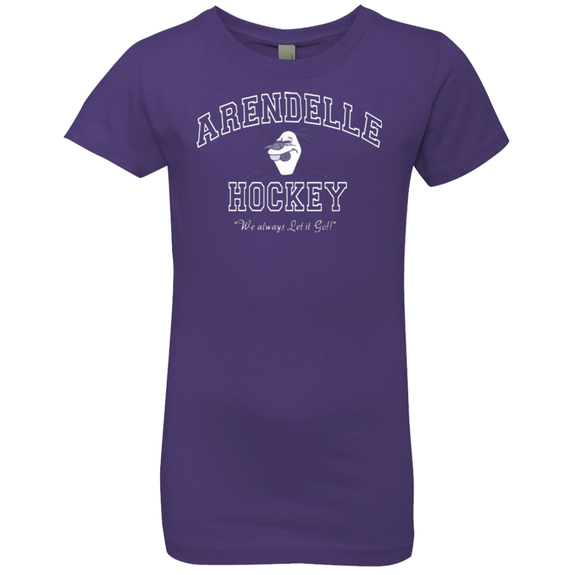 T-Shirts Purple Rush / YXS Arendelle University Girls Premium T-Shirt