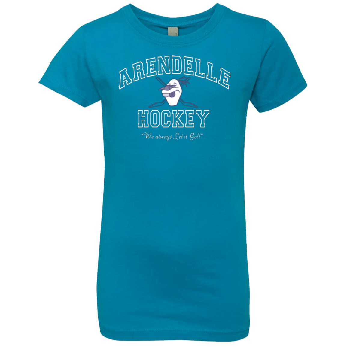 T-Shirts Turquoise / YXS Arendelle University Girls Premium T-Shirt