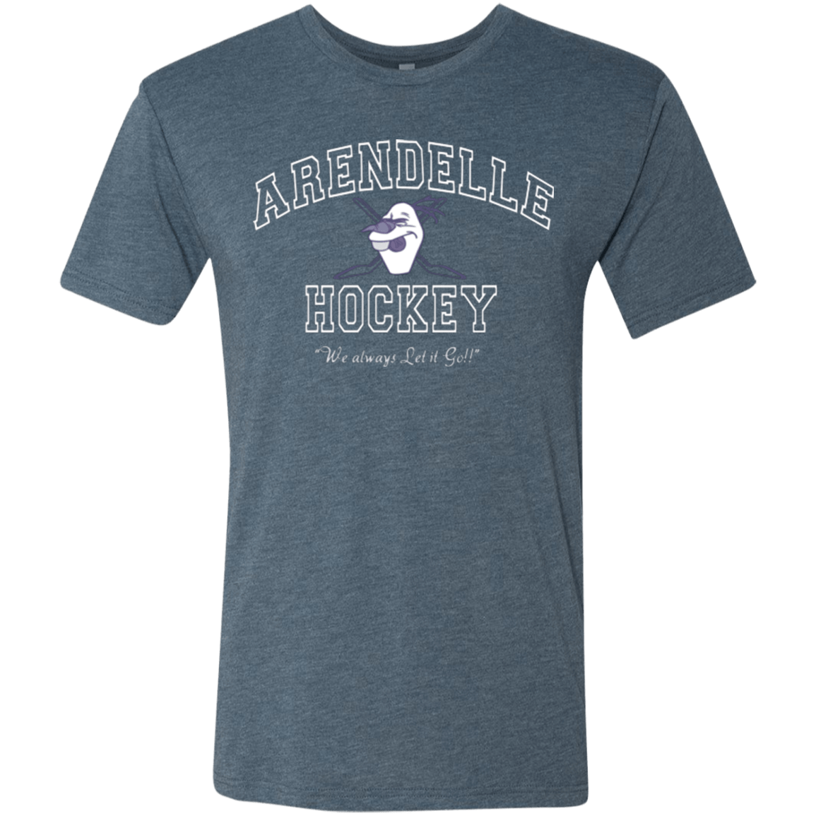 T-Shirts Indigo / Small Arendelle University Men's Triblend T-Shirt