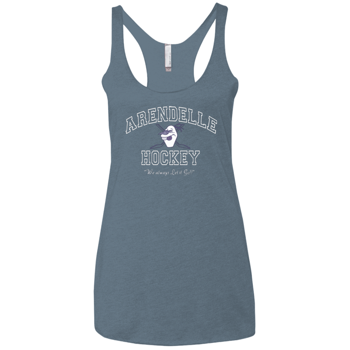 T-Shirts Indigo / X-Small Arendelle University Women's Triblend Racerback Tank