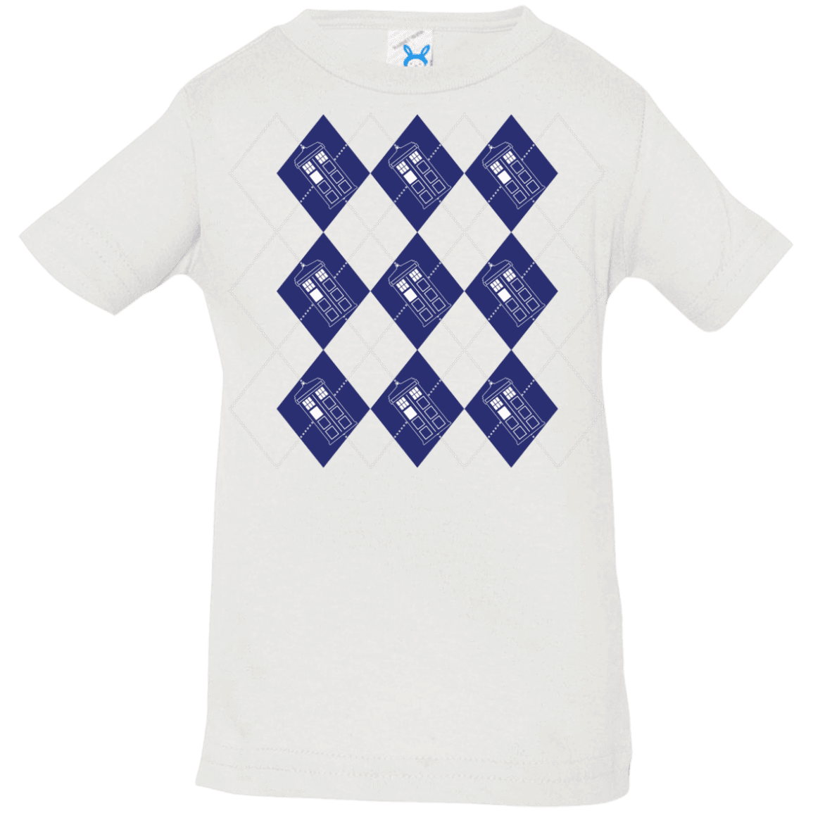 T-Shirts White / 6 Months Argyle Tardis Infant Premium T-Shirt