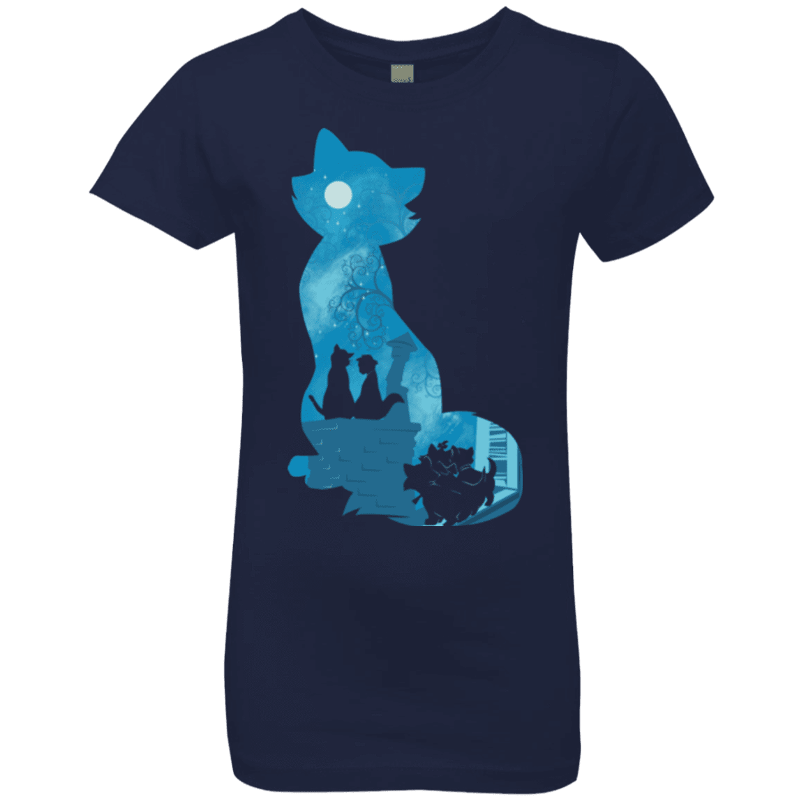T-Shirts Midnight Navy / YXS Aristo Portrait Girls Premium T-Shirt