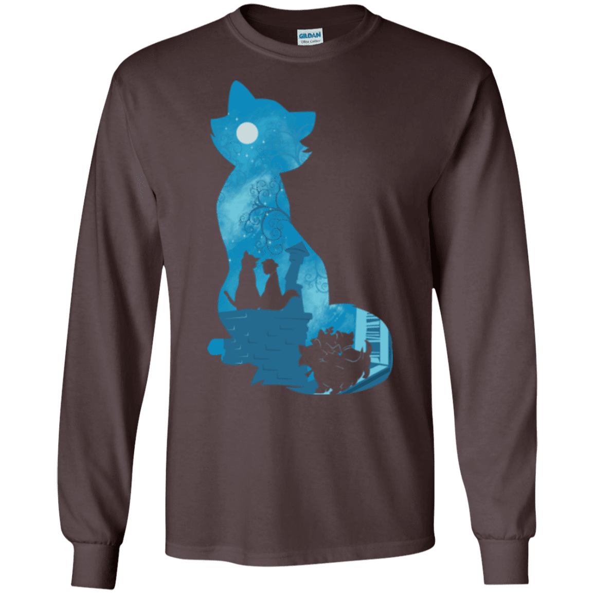 T-Shirts Dark Chocolate / S Aristo Portrait Men's Long Sleeve T-Shirt