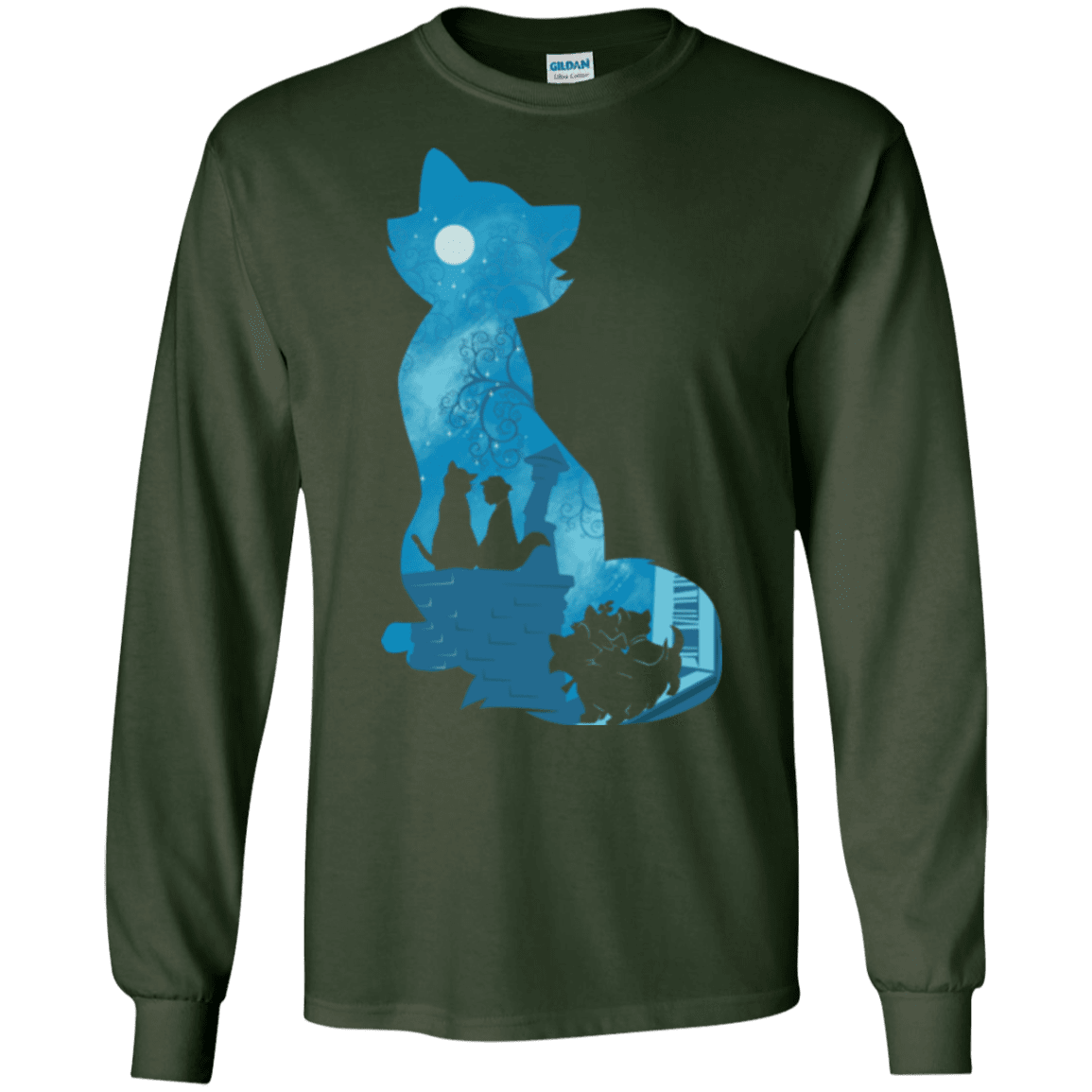 T-Shirts Forest Green / S Aristo Portrait Men's Long Sleeve T-Shirt