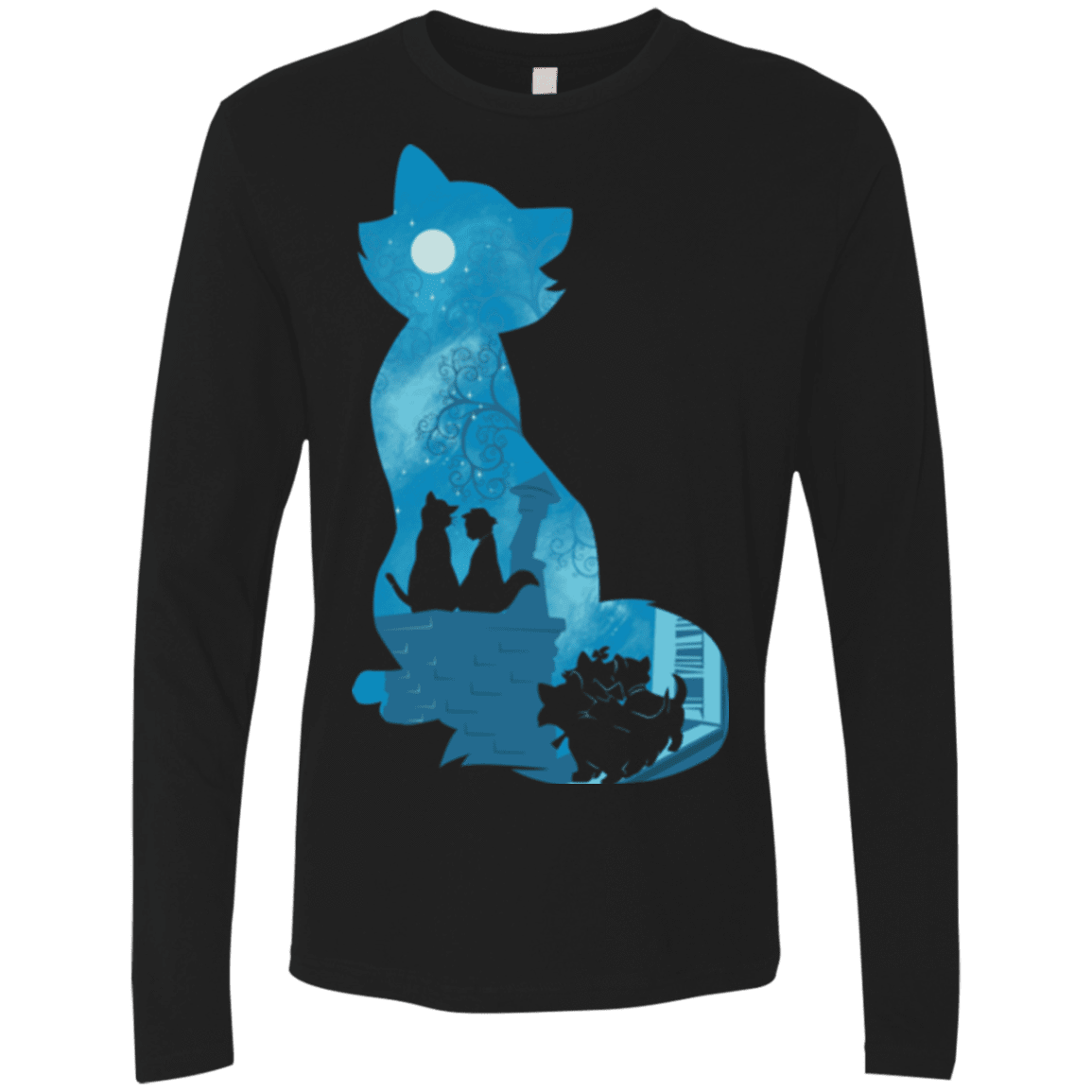 T-Shirts Black / S Aristo Portrait Men's Premium Long Sleeve