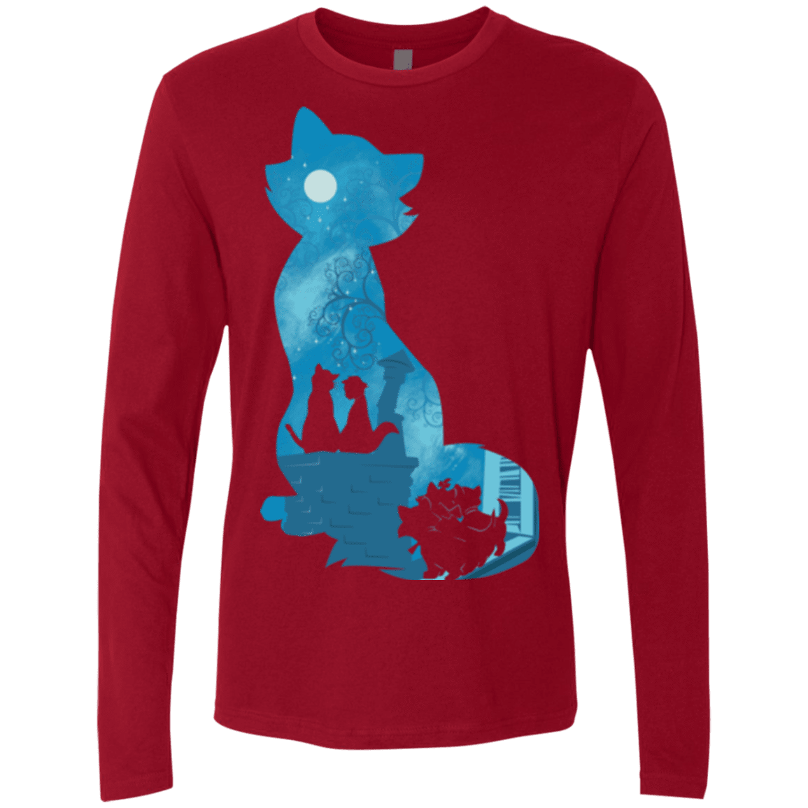 T-Shirts Cardinal / S Aristo Portrait Men's Premium Long Sleeve