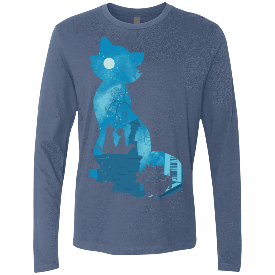 T-Shirts Indigo / S Aristo Portrait Men's Premium Long Sleeve