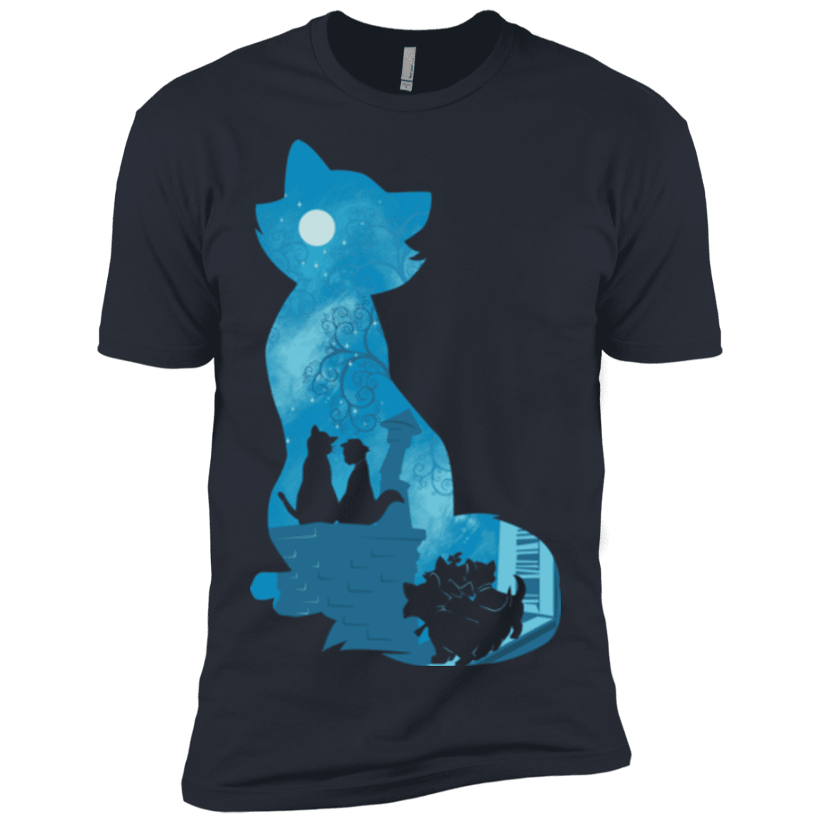 T-Shirts Indigo / X-Small Aristo Portrait Men's Premium T-Shirt