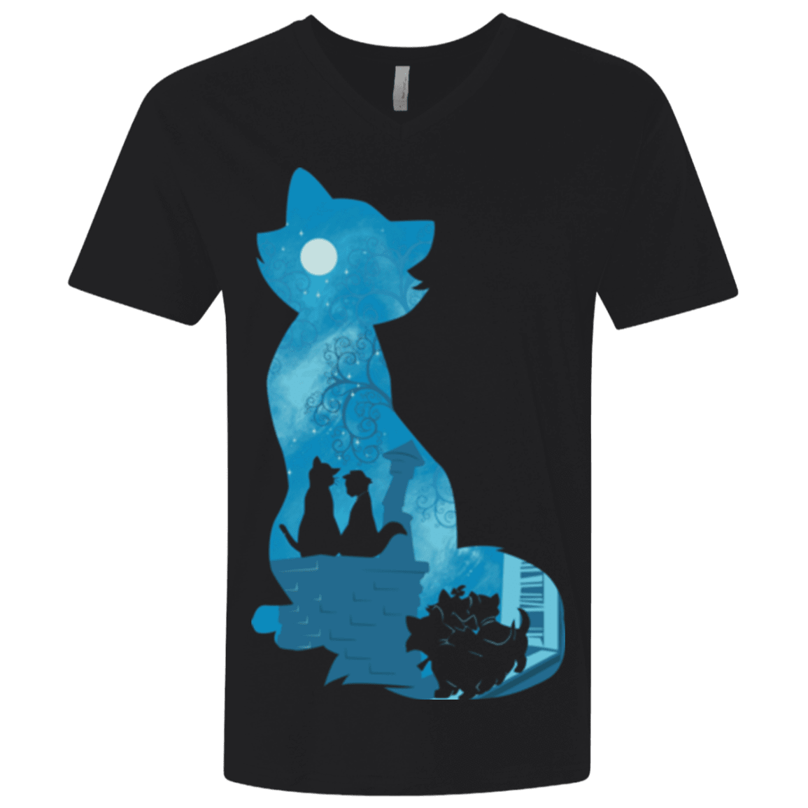 T-Shirts Black / X-Small Aristo Portrait Men's Premium V-Neck