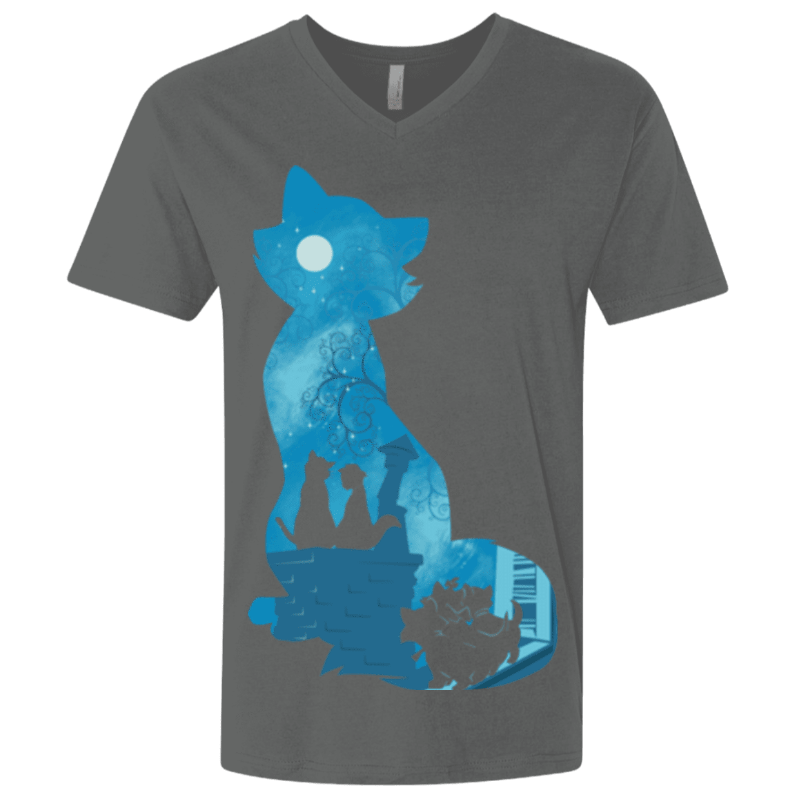 T-Shirts Heavy Metal / X-Small Aristo Portrait Men's Premium V-Neck