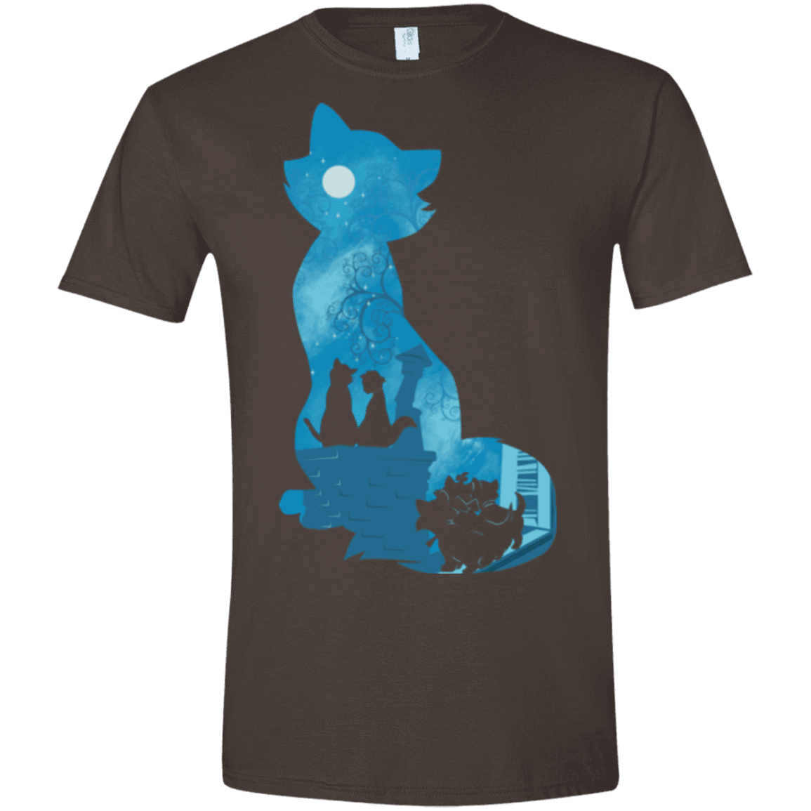 T-Shirts Dark Chocolate / S Aristo Portrait Men's Semi-Fitted Softstyle