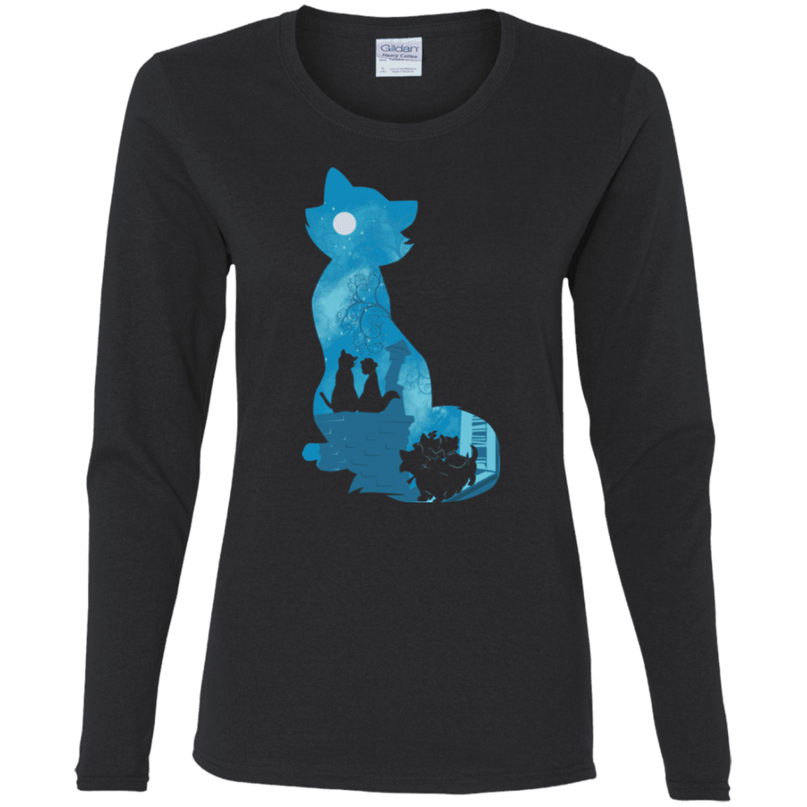 T-Shirts Black / S Aristo Portrait Women's Long Sleeve T-Shirt