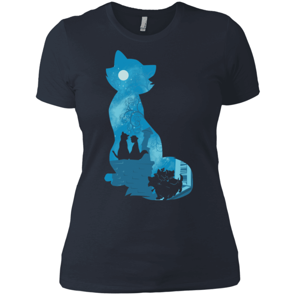 T-Shirts Indigo / X-Small Aristo Portrait Women's Premium T-Shirt