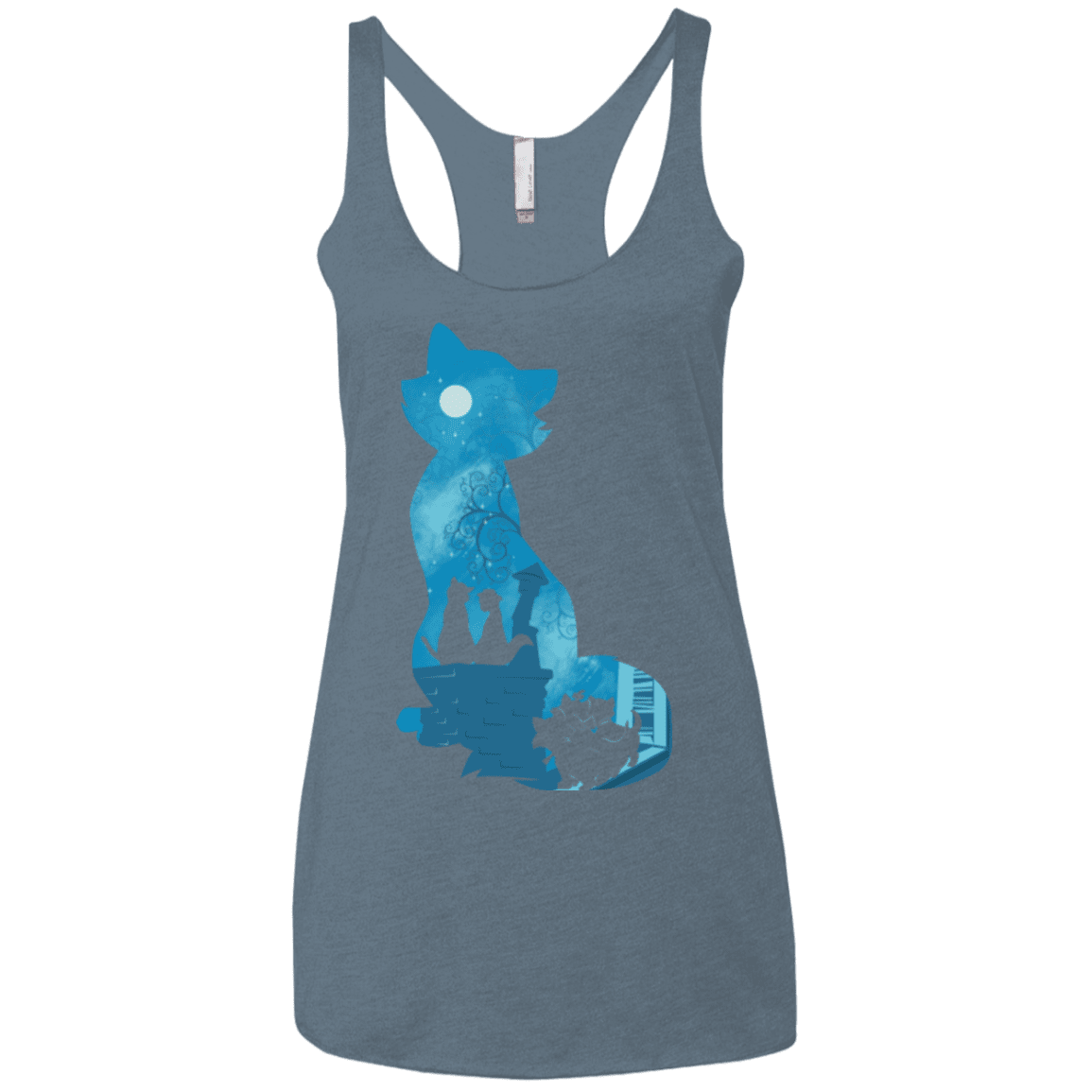 T-Shirts Indigo / X-Small Aristo Portrait Women's Triblend Racerback Tank
