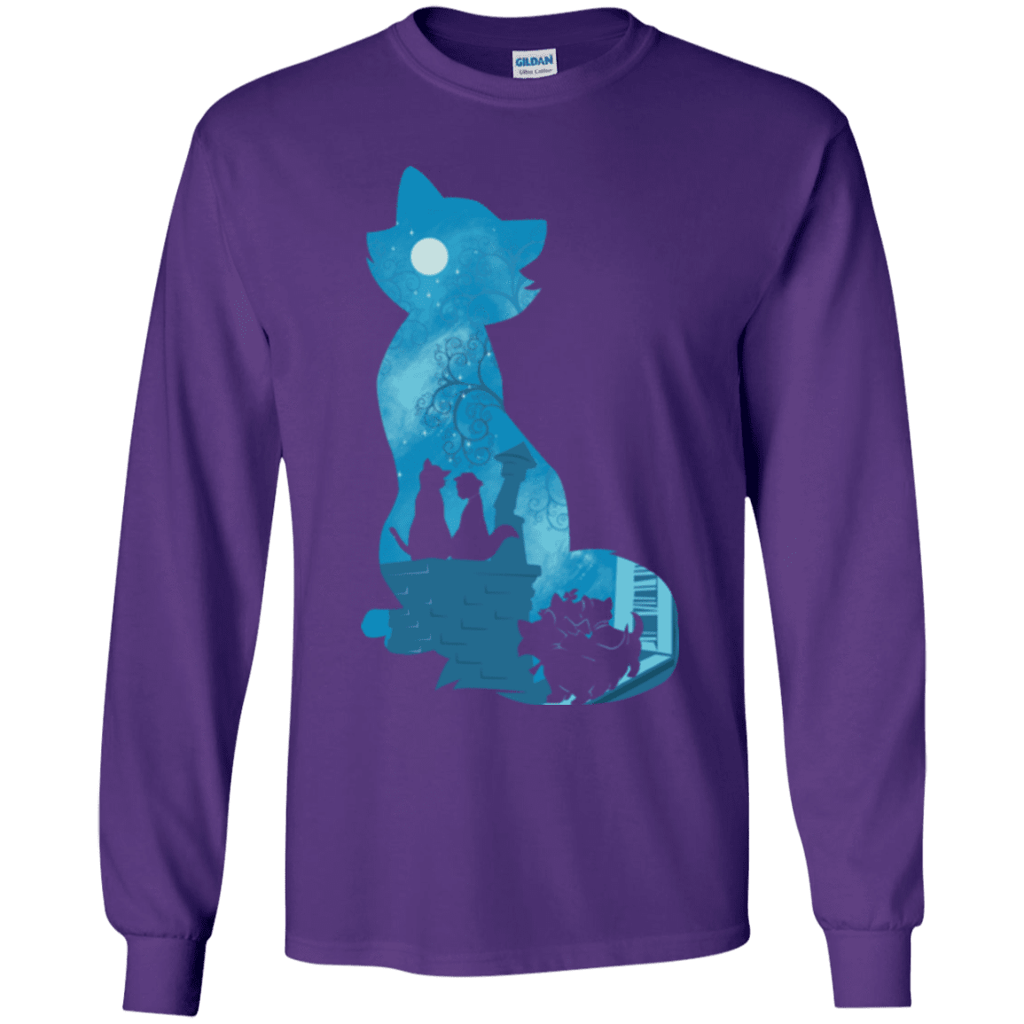 T-Shirts Purple / YS Aristo Portrait Youth Long Sleeve T-Shirt