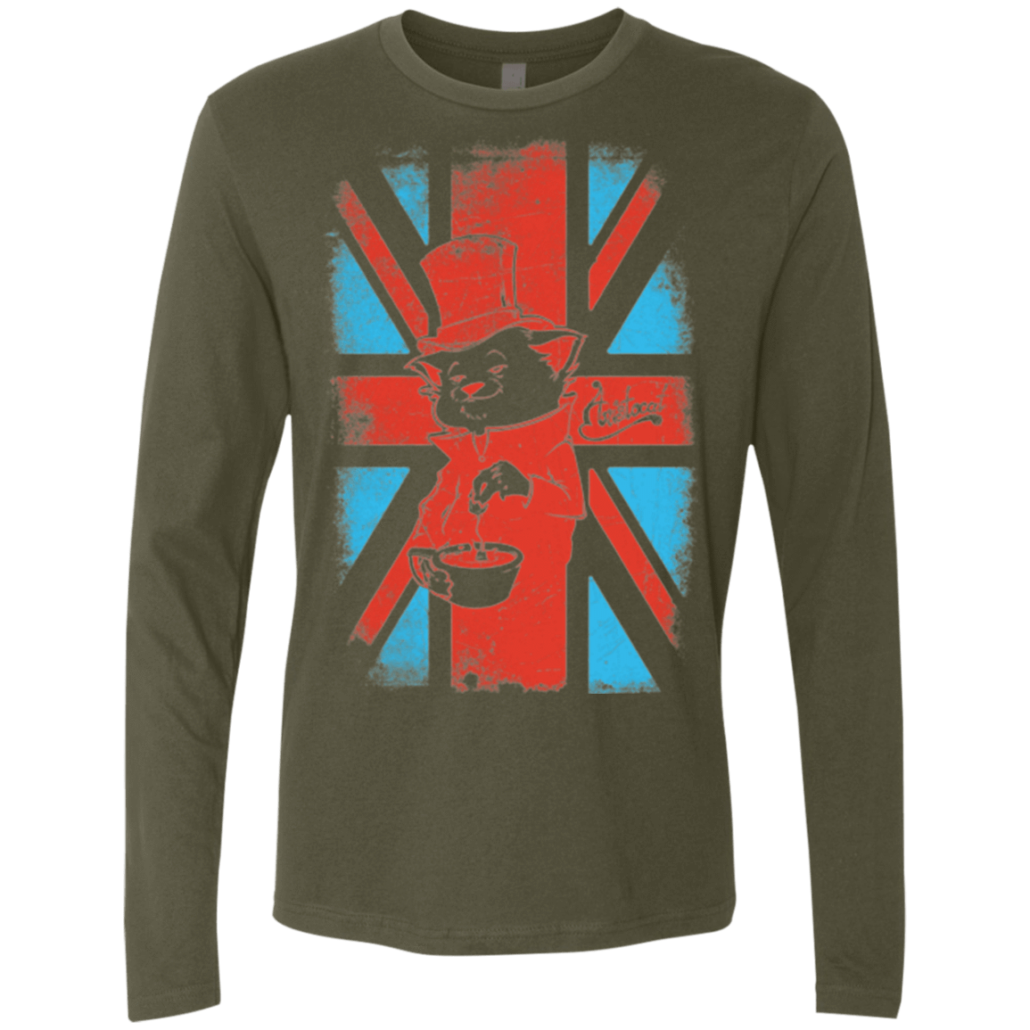 T-Shirts Military Green / Small Aristocat Men's Premium Long Sleeve