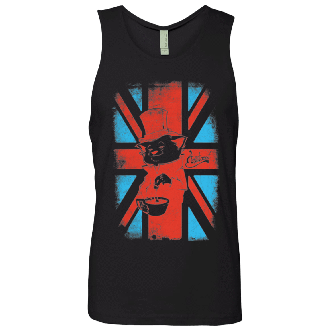 T-Shirts Black / Small Aristocat Men's Premium Tank Top