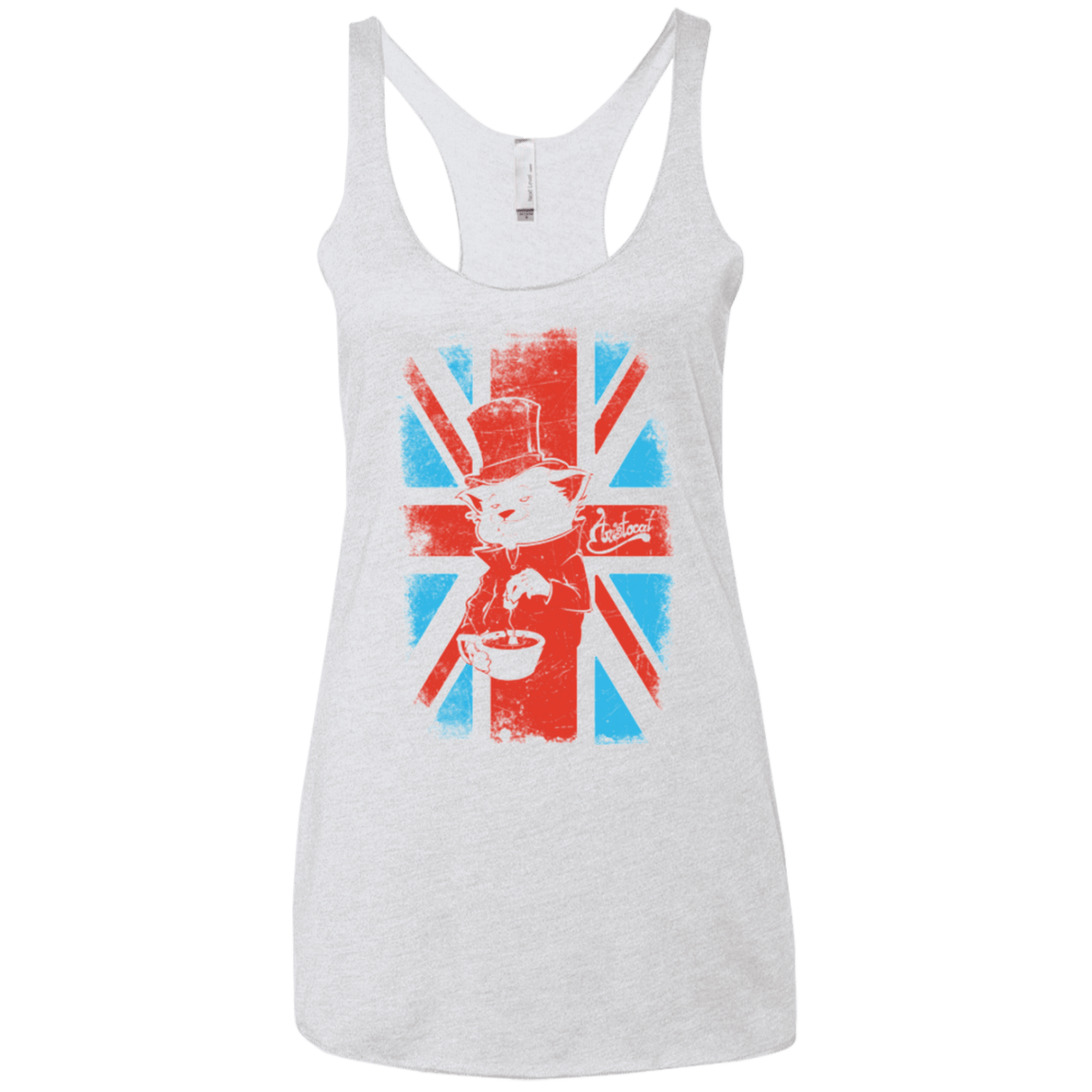 T-Shirts Heather White / X-Small Aristocat Women's Triblend Racerback Tank