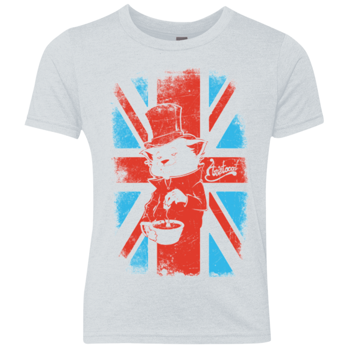 T-Shirts Heather White / YXS Aristocat Youth Triblend T-Shirt