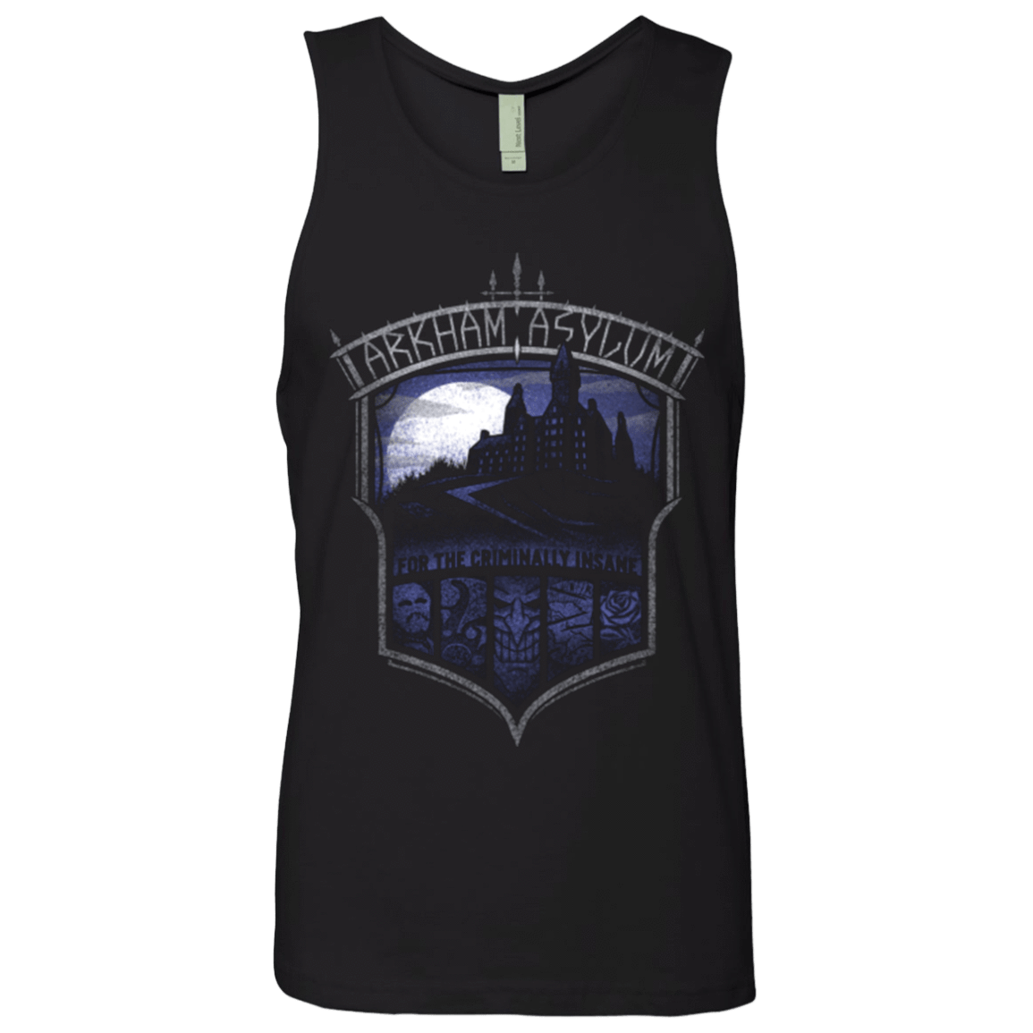 T-Shirts Black / Small Arkham Asylum Men's Premium Tank Top