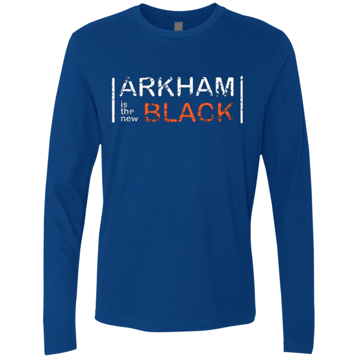 T-Shirts Royal / Small Arkham Black Men's Premium Long Sleeve