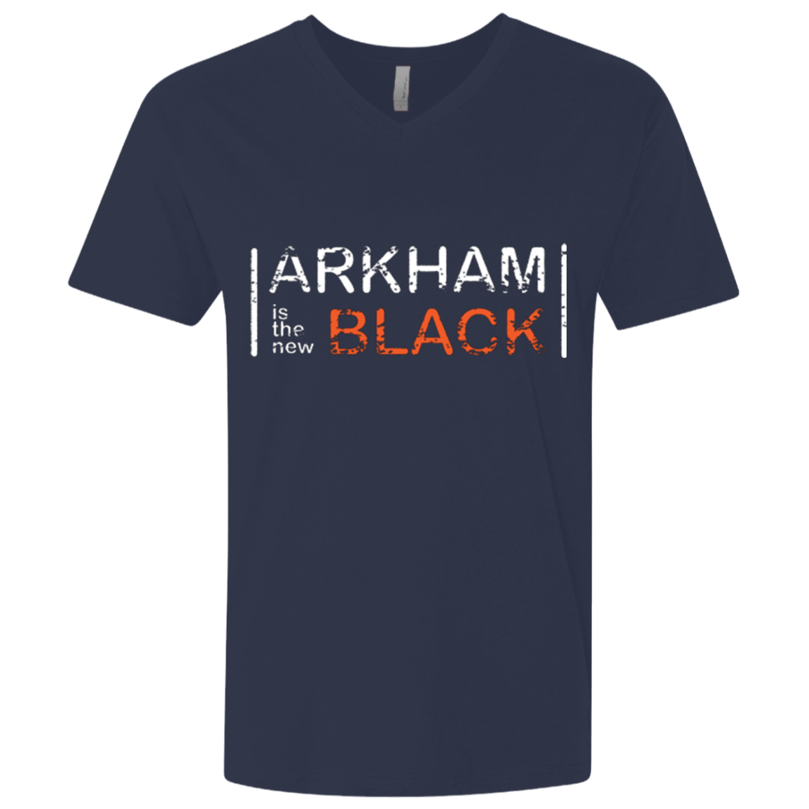 T-Shirts Midnight Navy / X-Small Arkham Black Men's Premium V-Neck