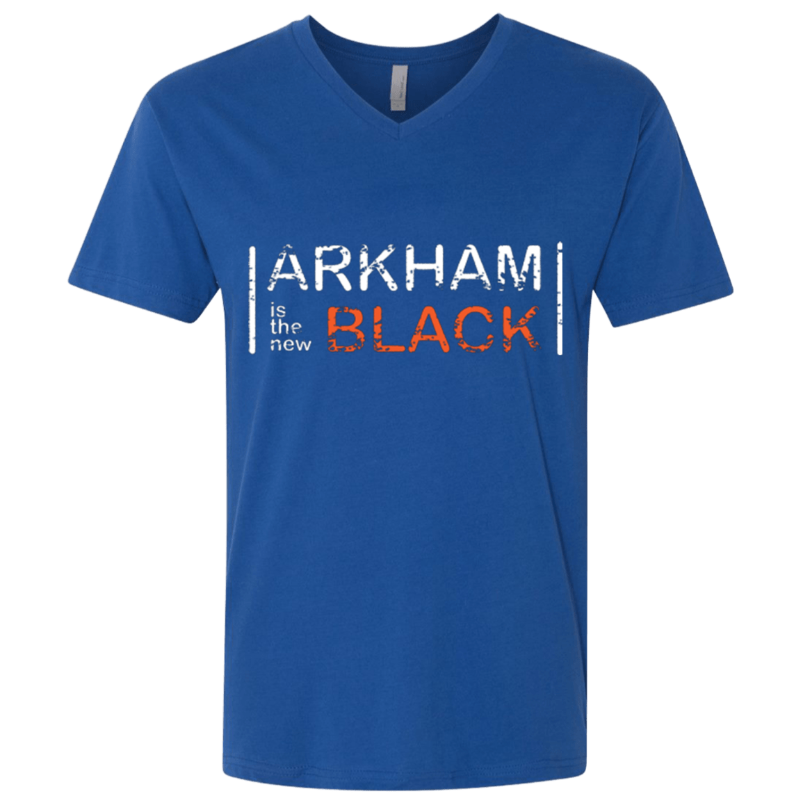 T-Shirts Royal / X-Small Arkham Black Men's Premium V-Neck