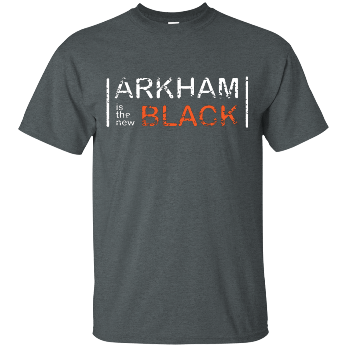 T-Shirts Dark Heather / Small Arkham Black T-Shirt