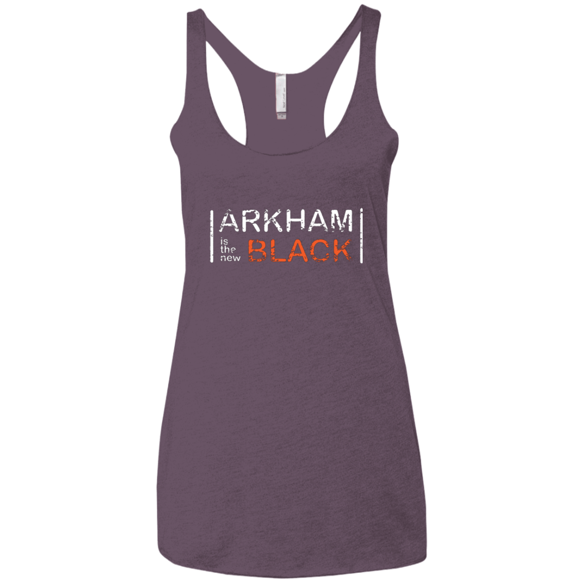 T-Shirts Vintage Purple / X-Small Arkham Black Women's Triblend Racerback Tank