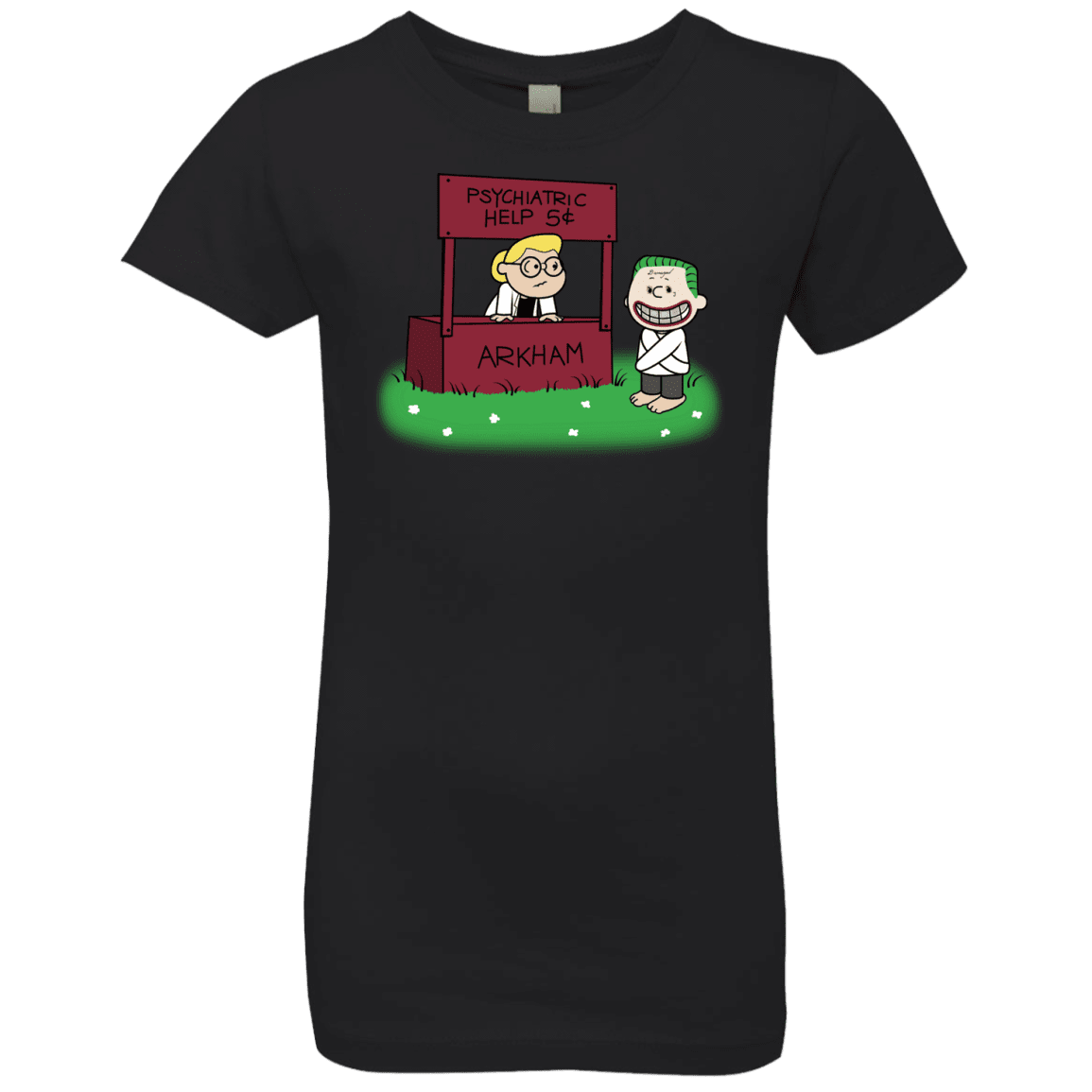 T-Shirts Black / YXS Arkham Help Girls Premium T-Shirt