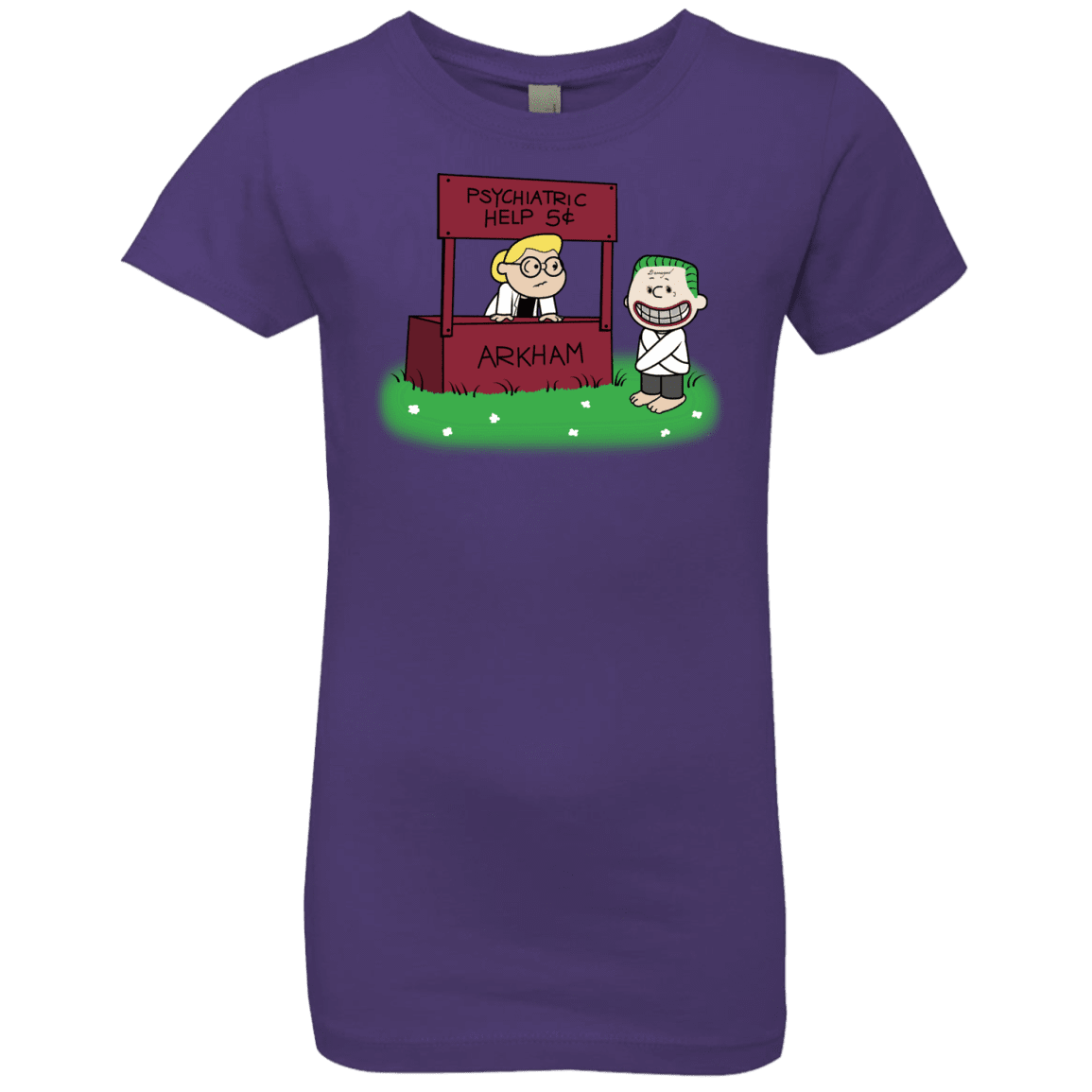 T-Shirts Purple Rush / YXS Arkham Help Girls Premium T-Shirt