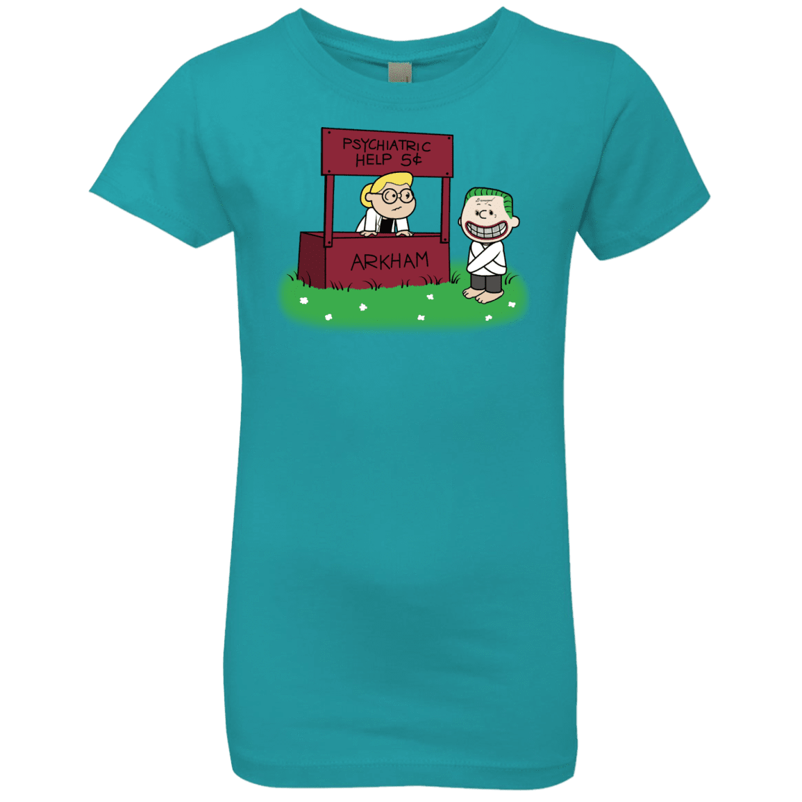 T-Shirts Tahiti Blue / YXS Arkham Help Girls Premium T-Shirt