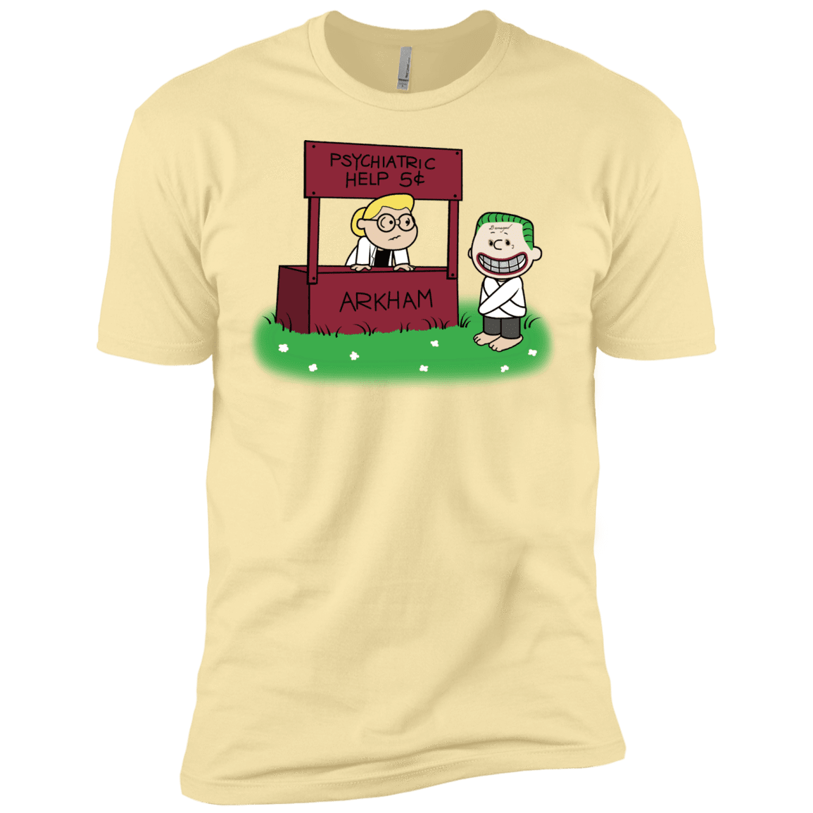 T-Shirts Banana Cream / X-Small Arkham Help Men's Premium T-Shirt