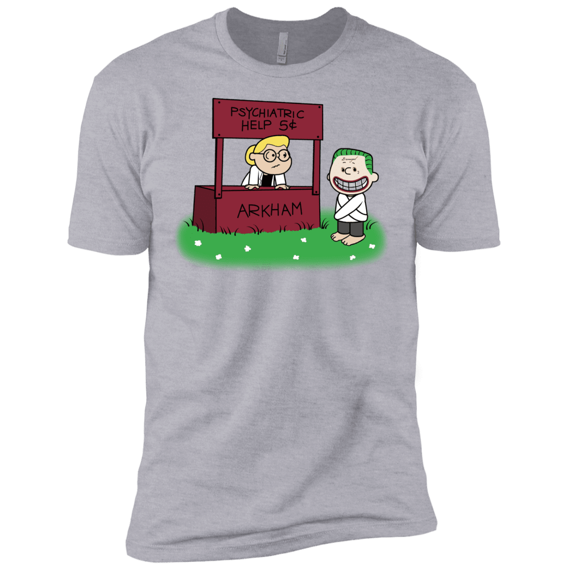 T-Shirts Heather Grey / X-Small Arkham Help Men's Premium T-Shirt