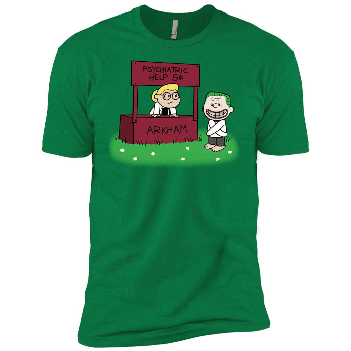 T-Shirts Kelly Green / X-Small Arkham Help Men's Premium T-Shirt