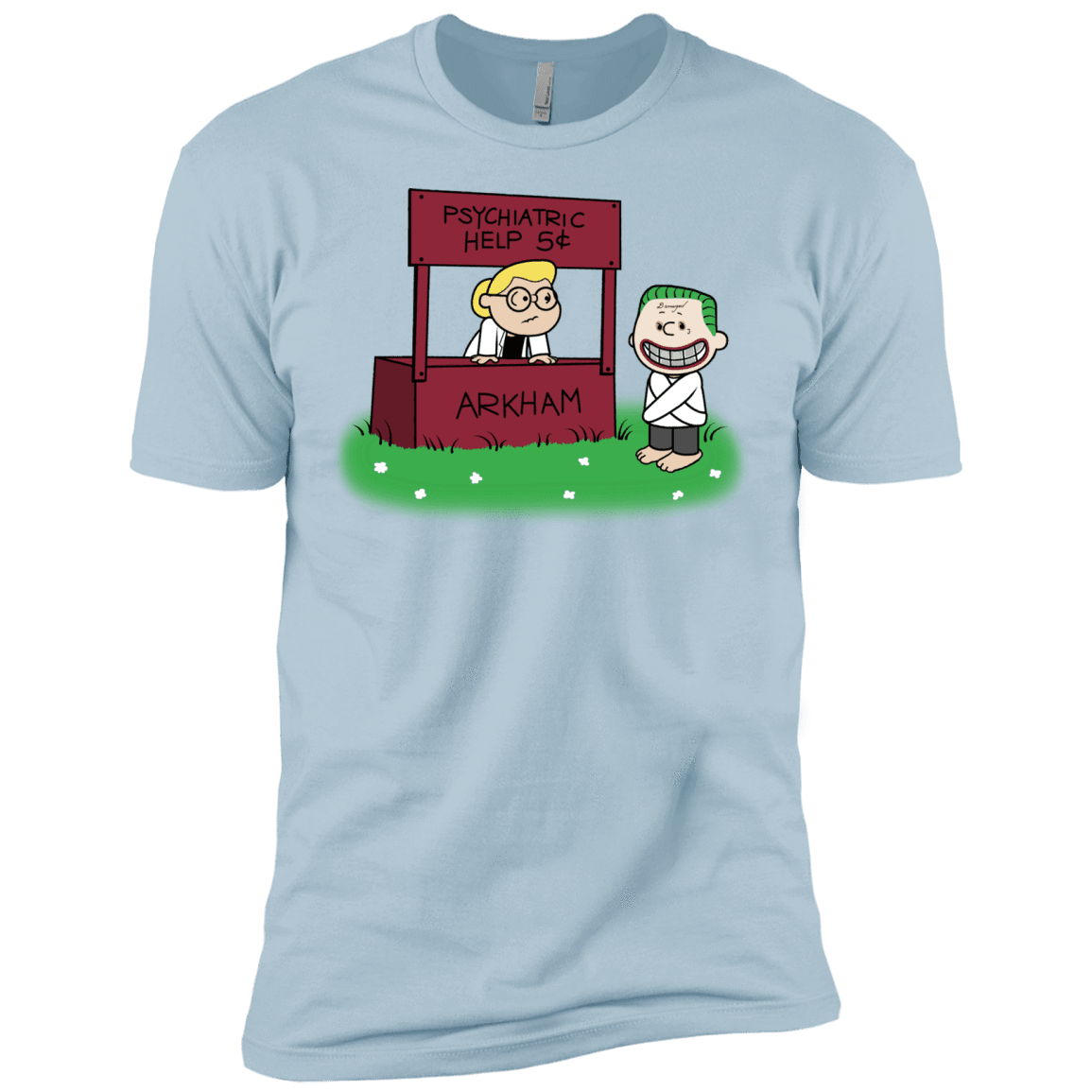 T-Shirts Light Blue / X-Small Arkham Help Men's Premium T-Shirt