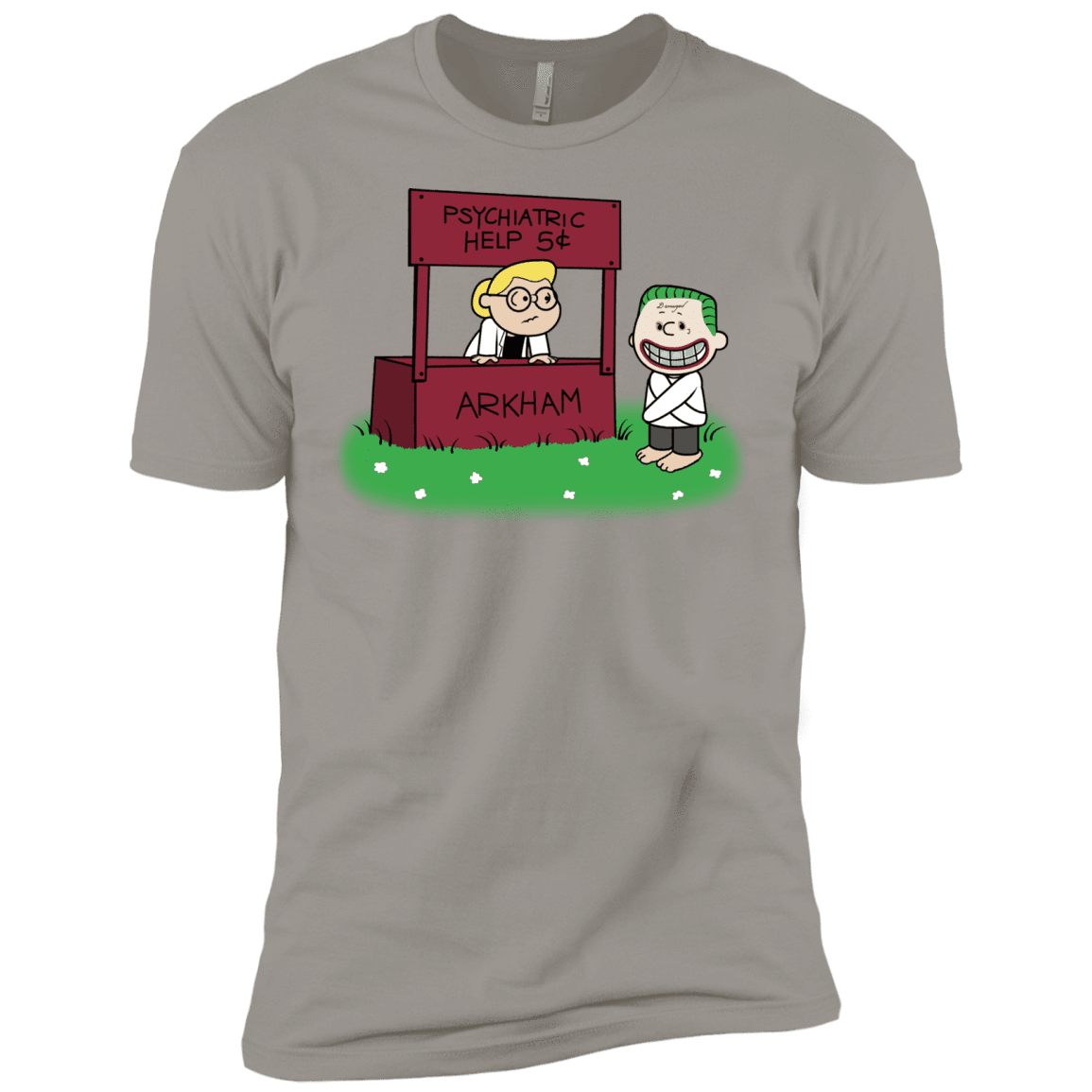 T-Shirts Light Grey / X-Small Arkham Help Men's Premium T-Shirt