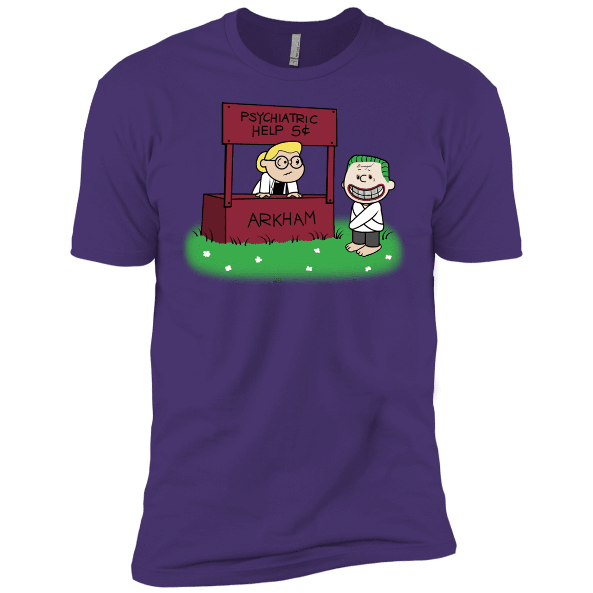 T-Shirts Purple Rush/ / X-Small Arkham Help Men's Premium T-Shirt