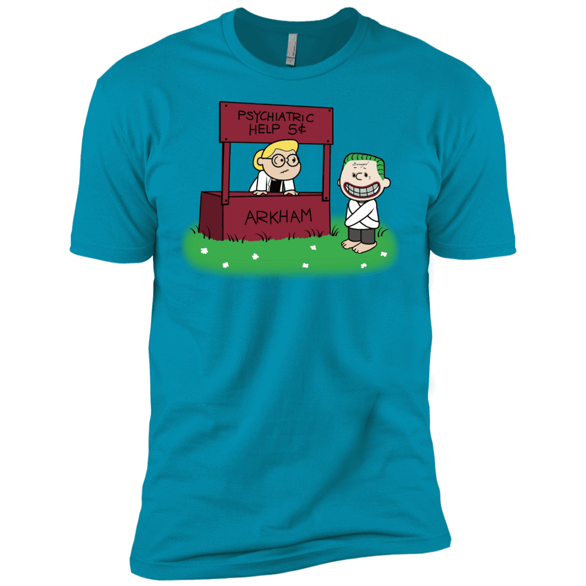 T-Shirts Turquoise / X-Small Arkham Help Men's Premium T-Shirt