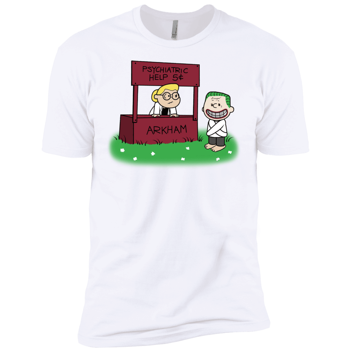 T-Shirts White / X-Small Arkham Help Men's Premium T-Shirt
