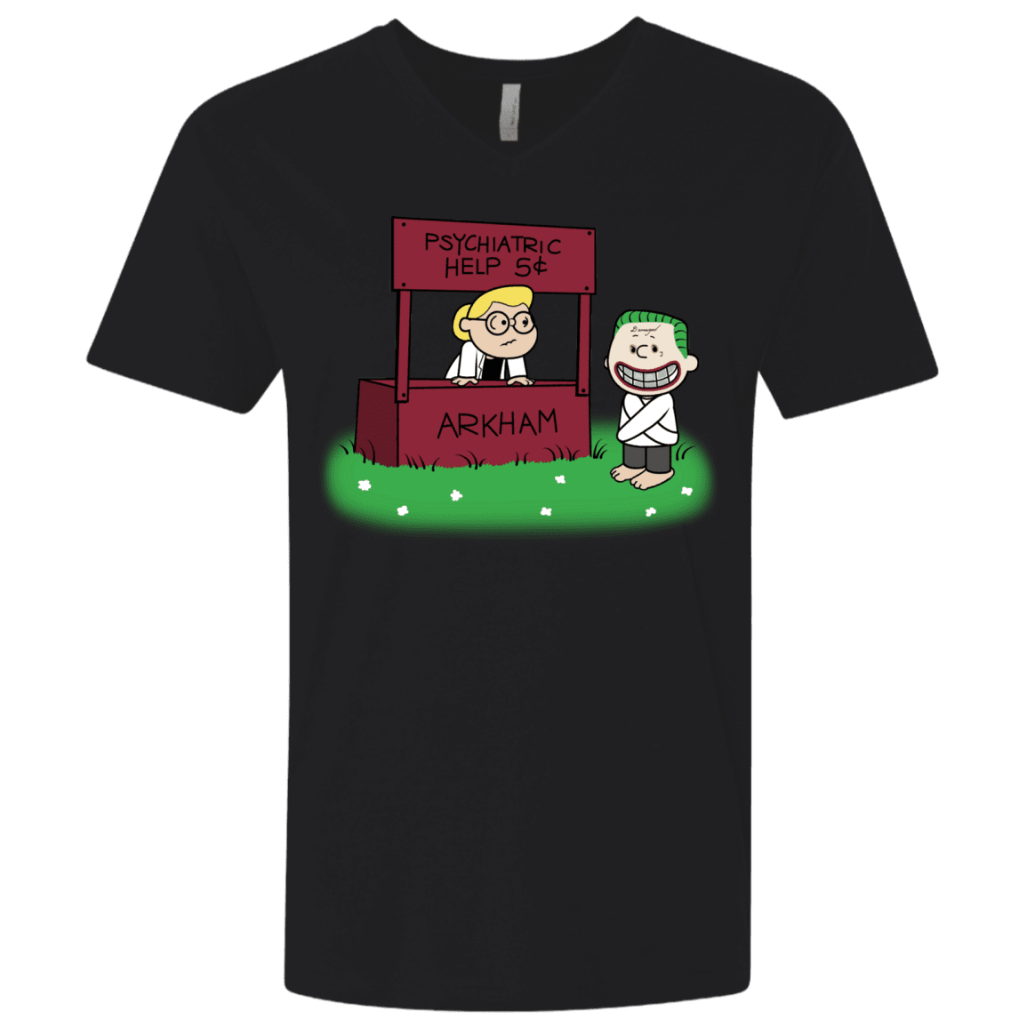 Arkham Help Men's Premium V-Neck