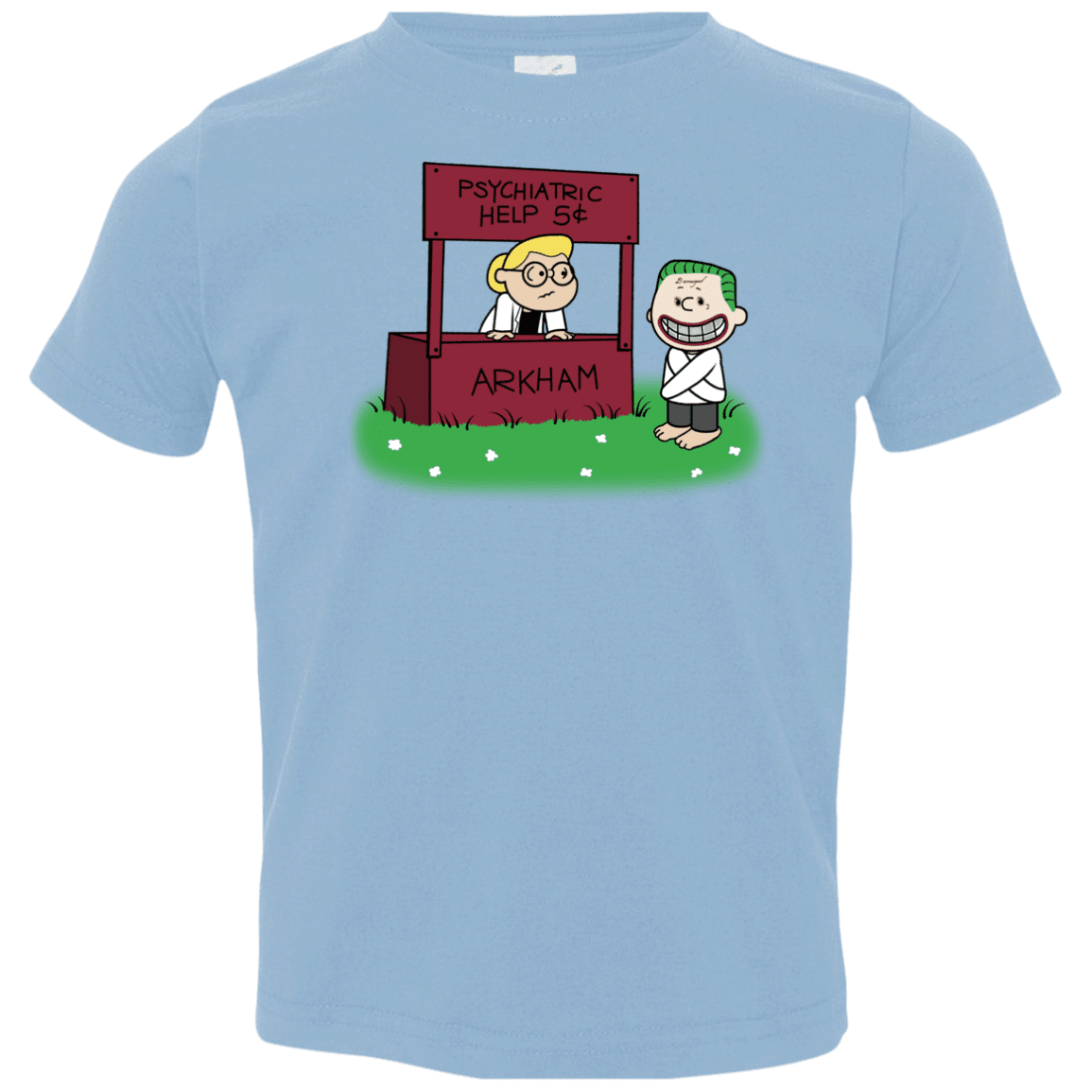 T-Shirts Light Blue / 2T Arkham Help Toddler Premium T-Shirt