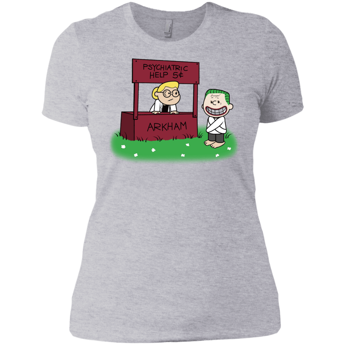 T-Shirts Heather Grey / X-Small Arkham Help Women's Premium T-Shirt