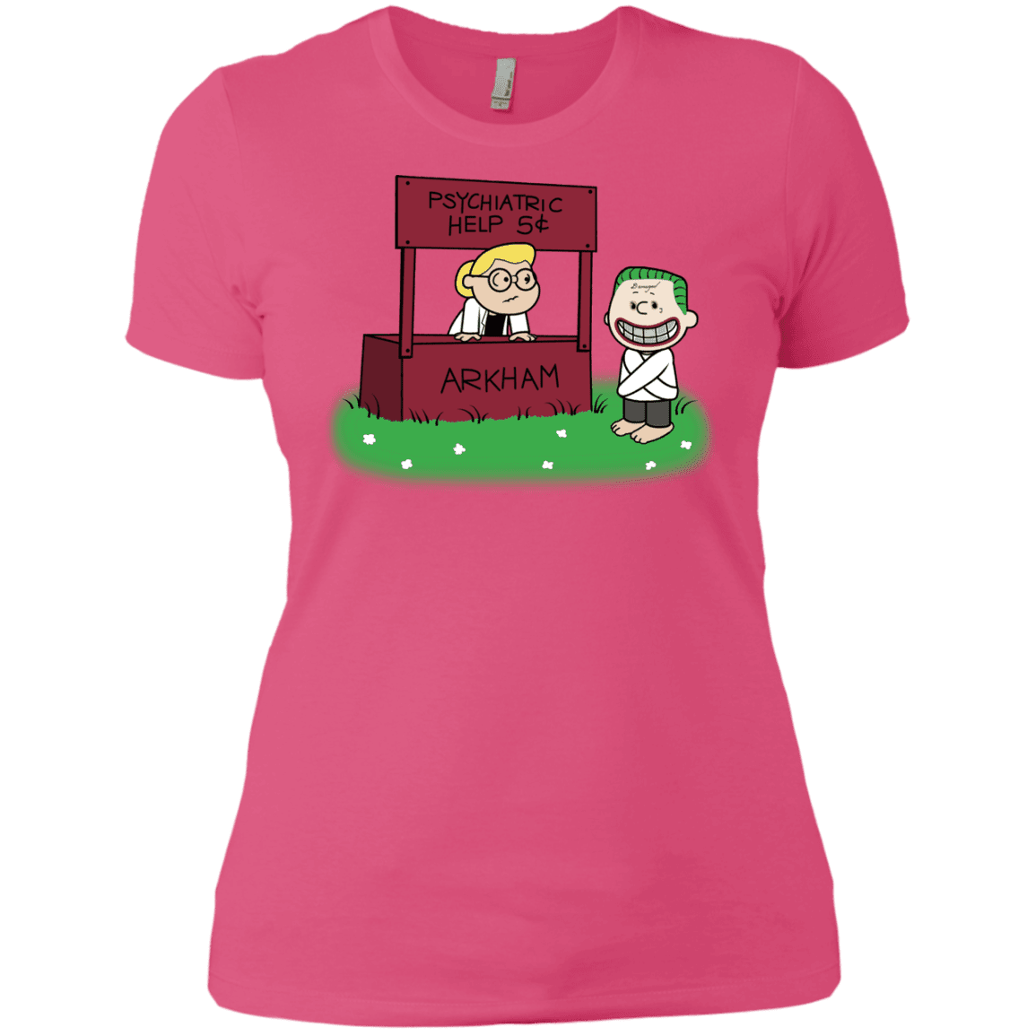 T-Shirts Hot Pink / X-Small Arkham Help Women's Premium T-Shirt