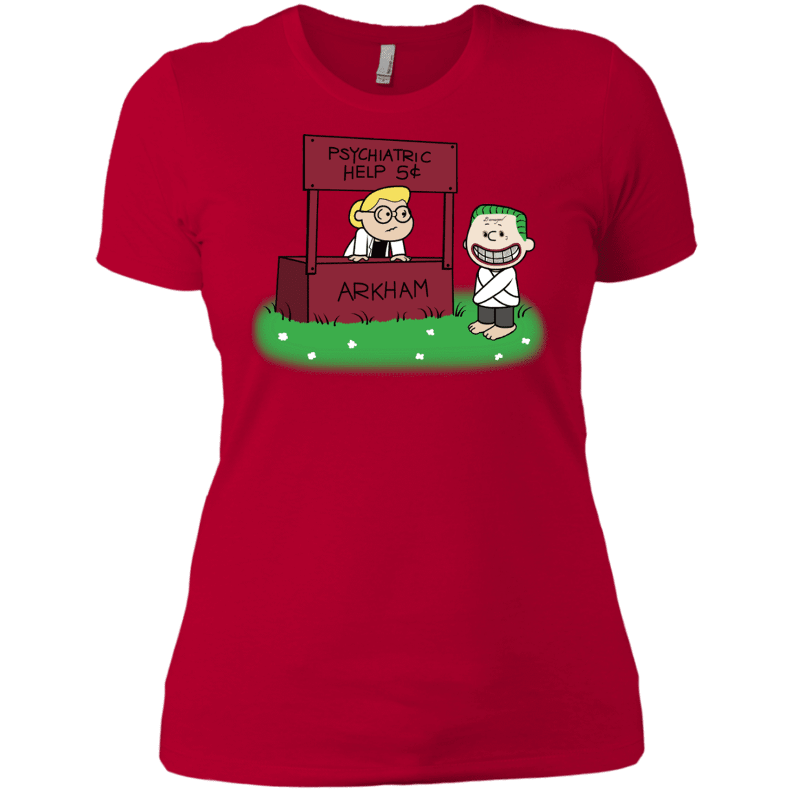 T-Shirts Red / X-Small Arkham Help Women's Premium T-Shirt