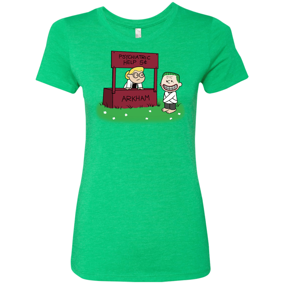 T-Shirts Envy / Small Arkham Help Women's Triblend T-Shirt